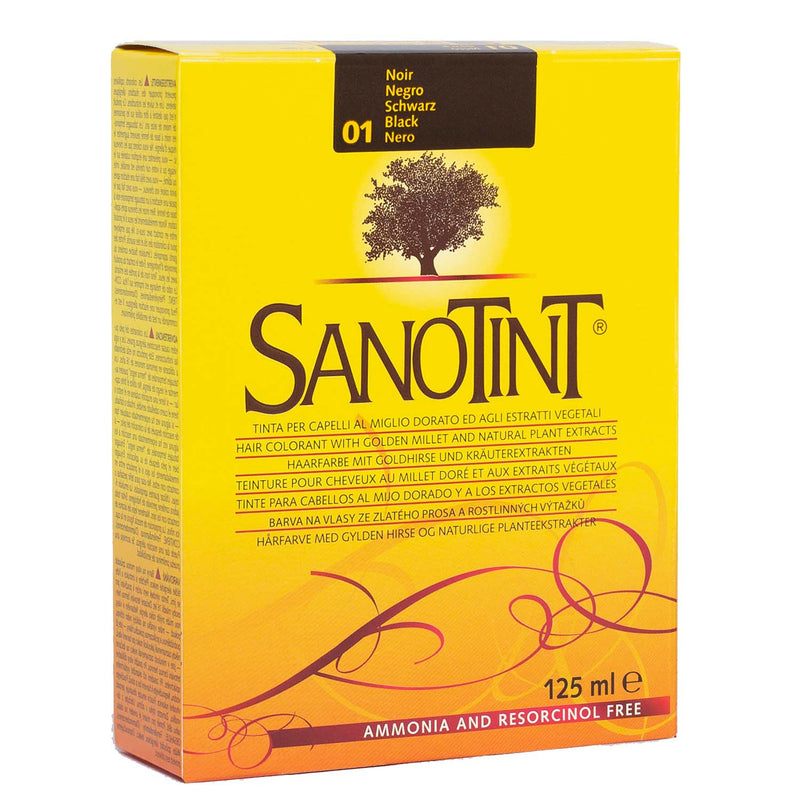 Sanotint hair color Black- NO 01 - 125ML