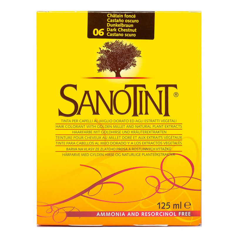 Sanotint hair color Dark Chestnut- NO 06 - 125ML