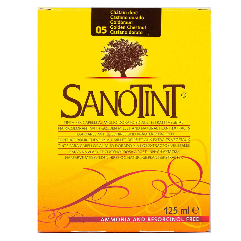 Sanotint hair color Golden Chestnut- NO 05 - 125ML
