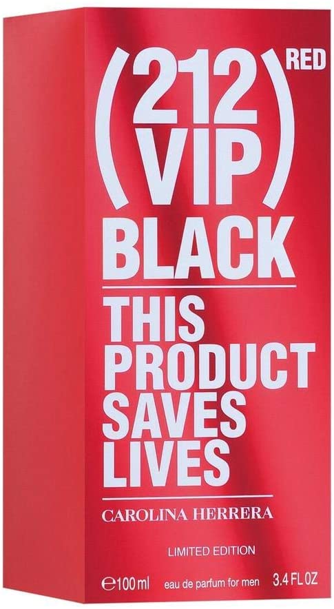 Carolina Herrera 212 Vip Black L.E Red For Men Eau De Parfum 100ML