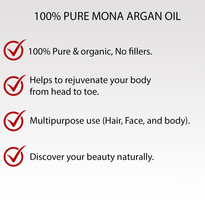 Mona Argan oil - Hair Face Body 50ML