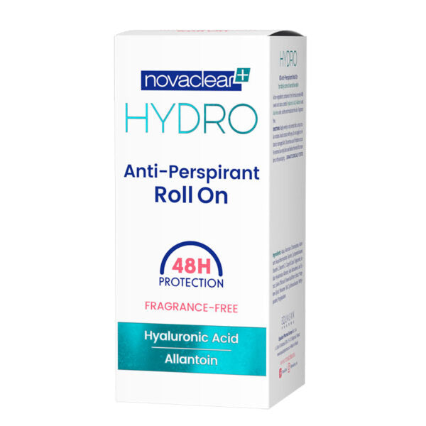 NOVACLEAR HYDRO Anti-Perspirant Roll On (Fragrance Free) 50ML